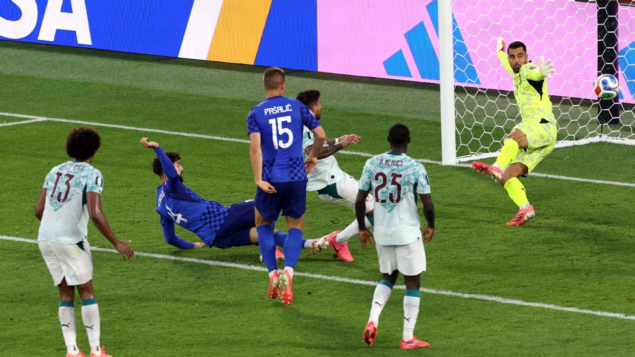 FIFA确认：球内技术判定克罗地亚扳平球越位无效